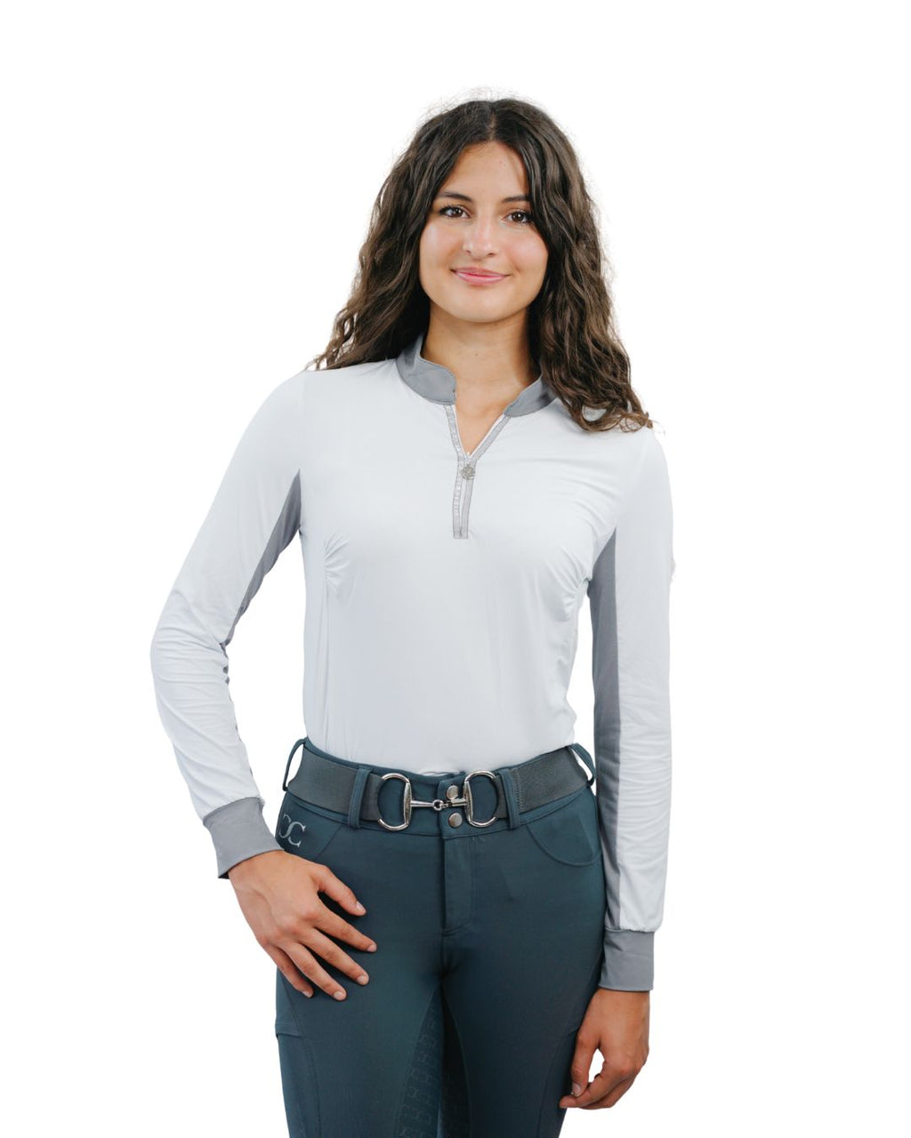 White Sun Shirt with Glitter