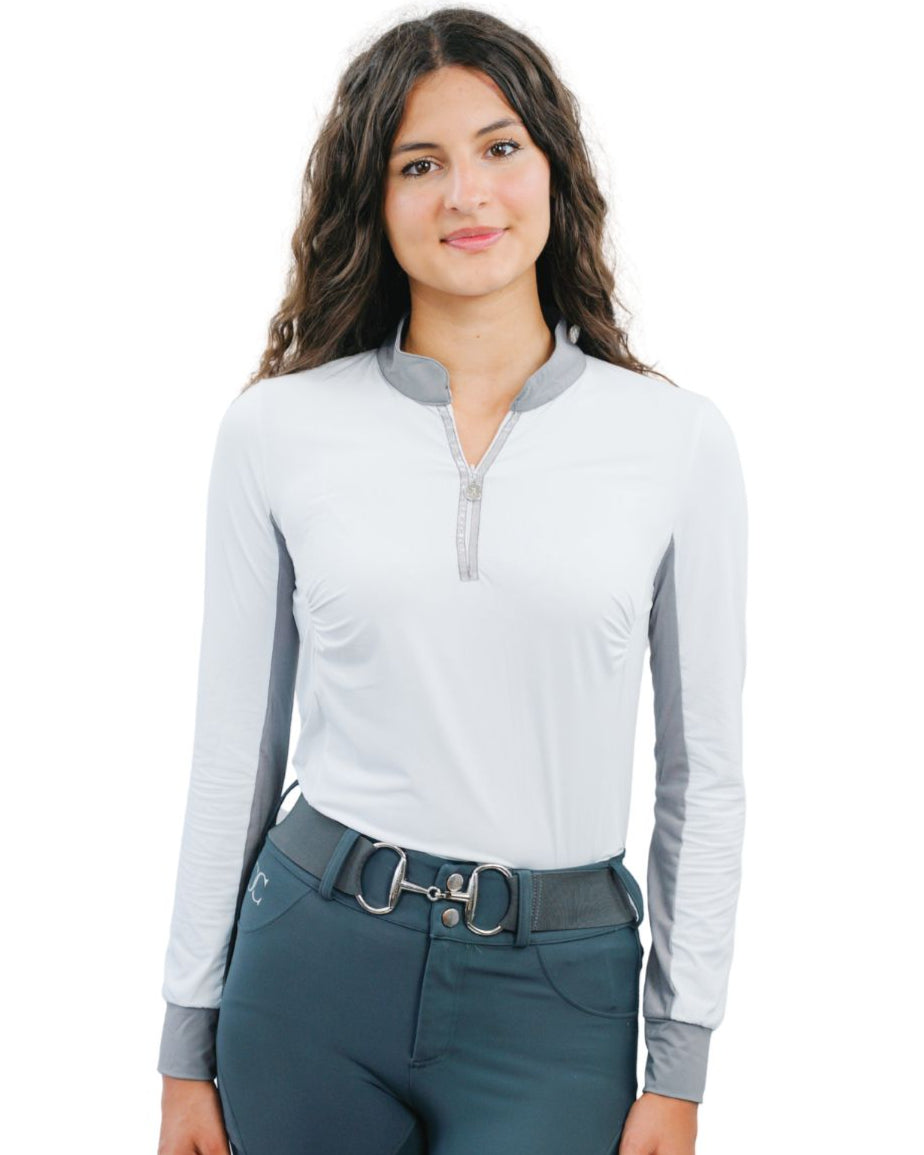 White Sun Shirt with Glitter