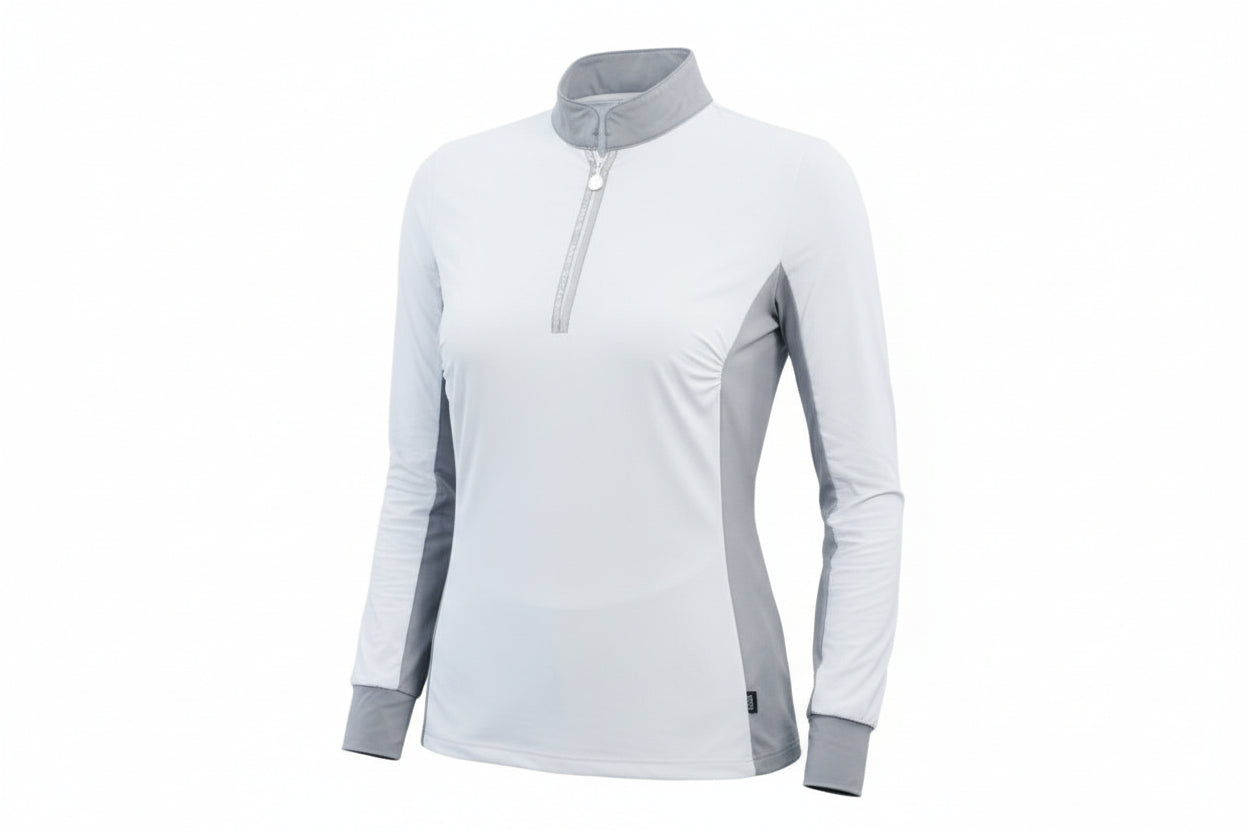 White Sun Shirt with Glitter