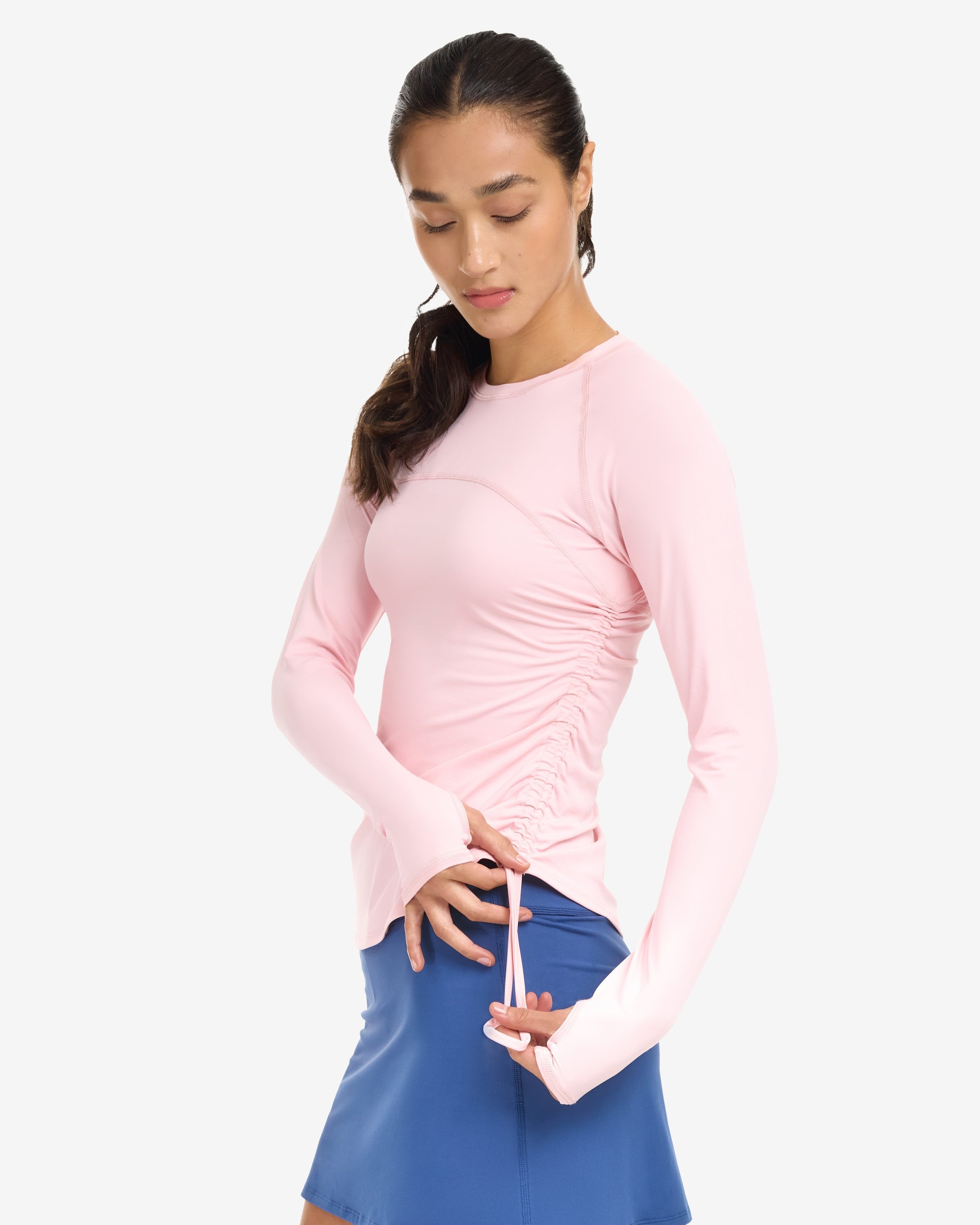 Drawstring Crew Sunshirt