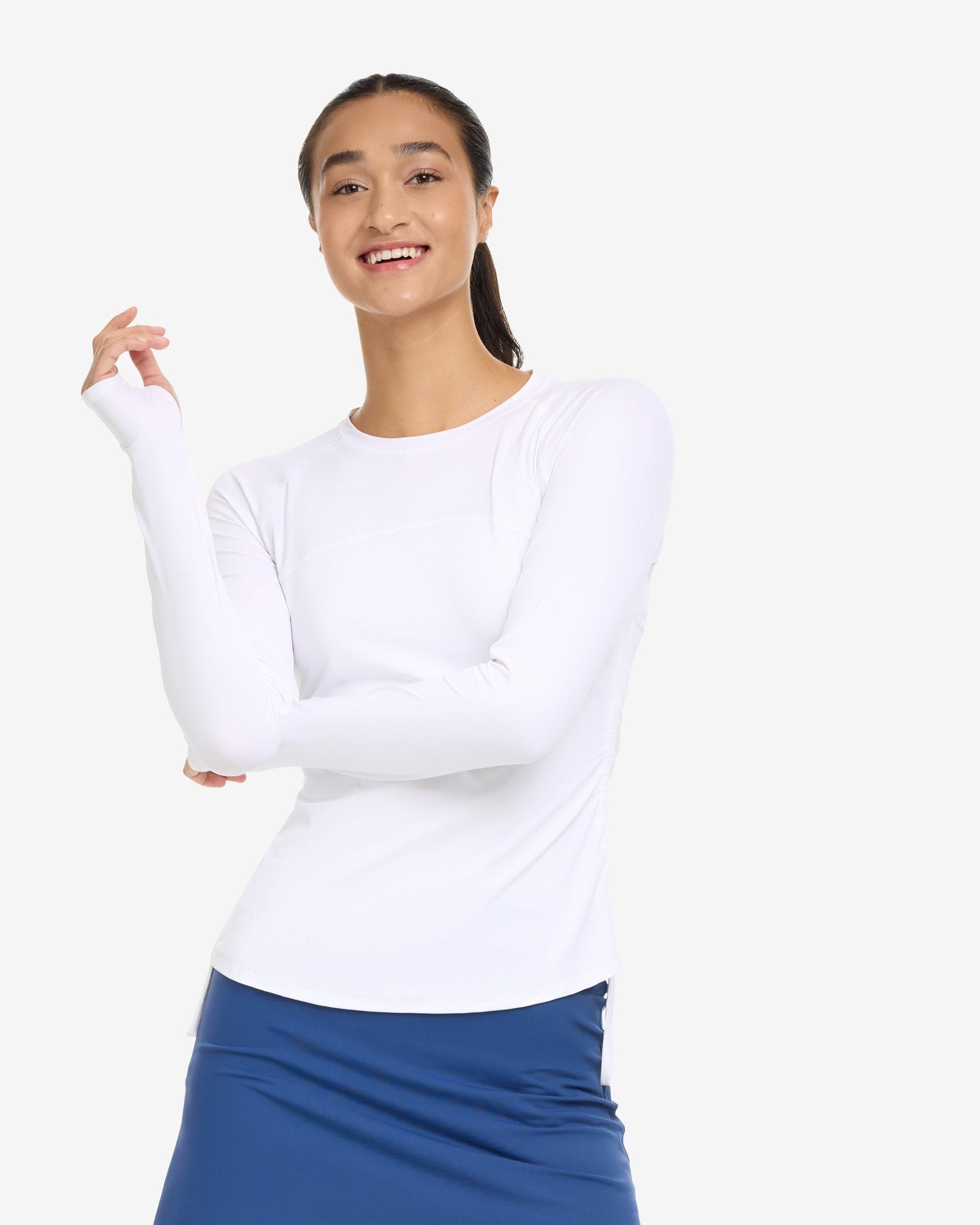 Drawstring Crew Sunshirt