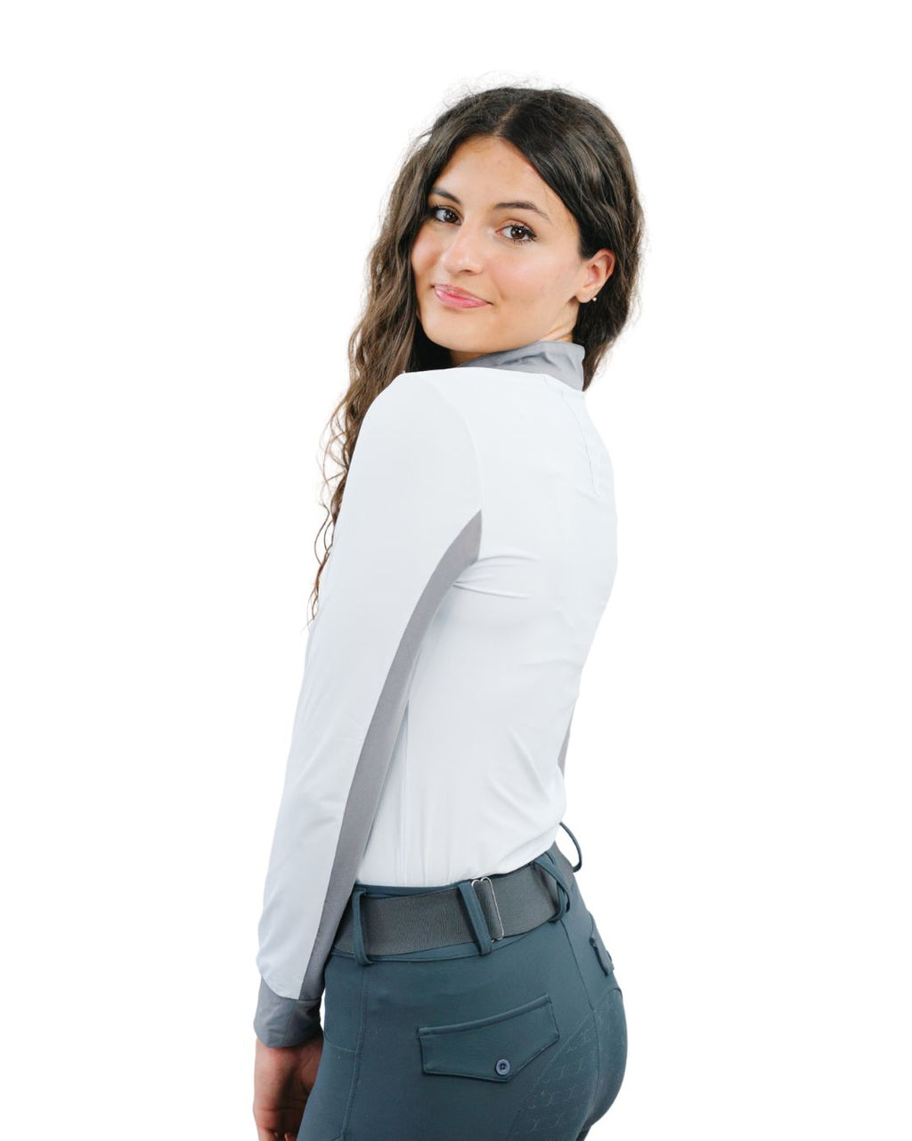 White Sun Shirt with Glitter