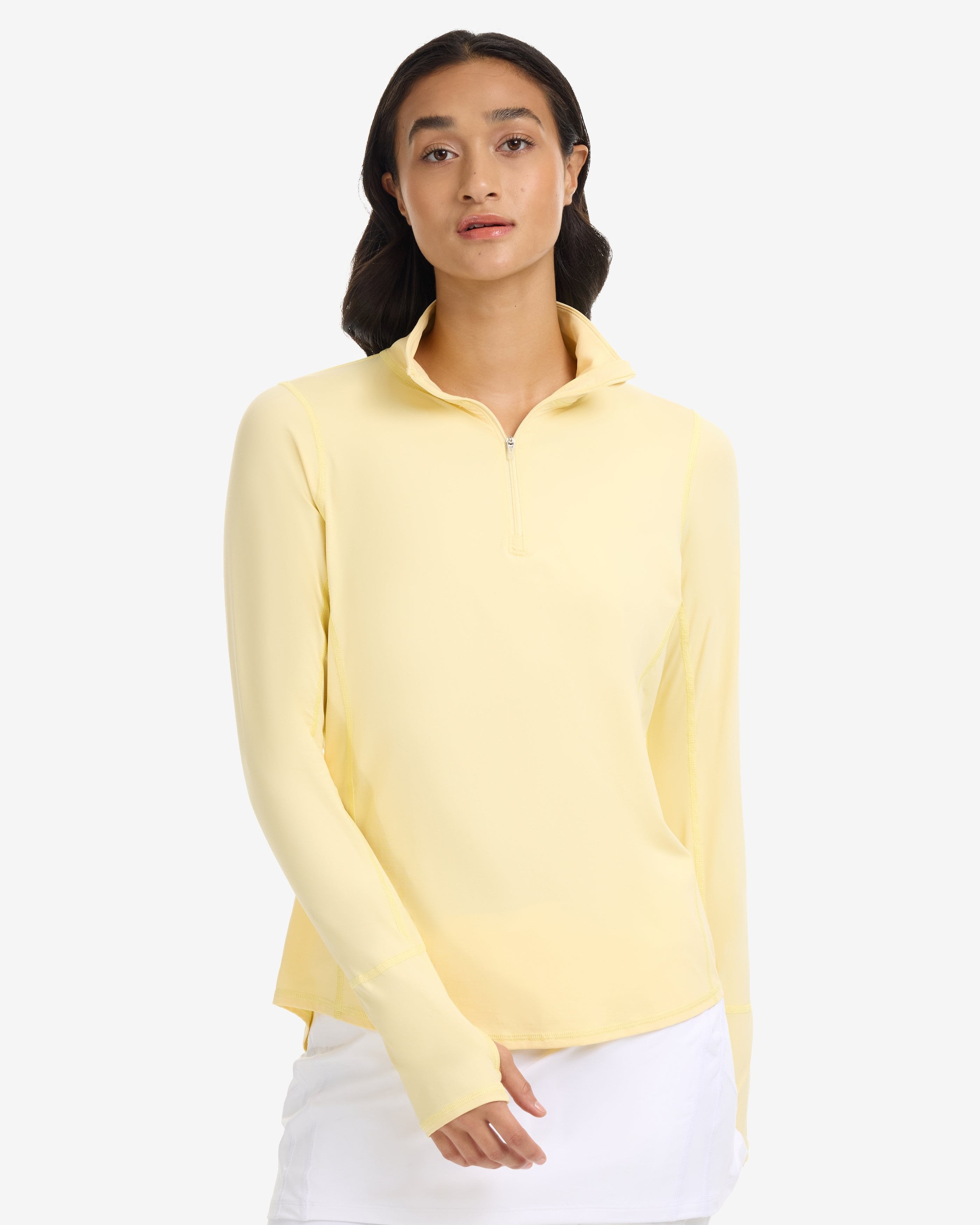 Mock Zip Top Relaxed
