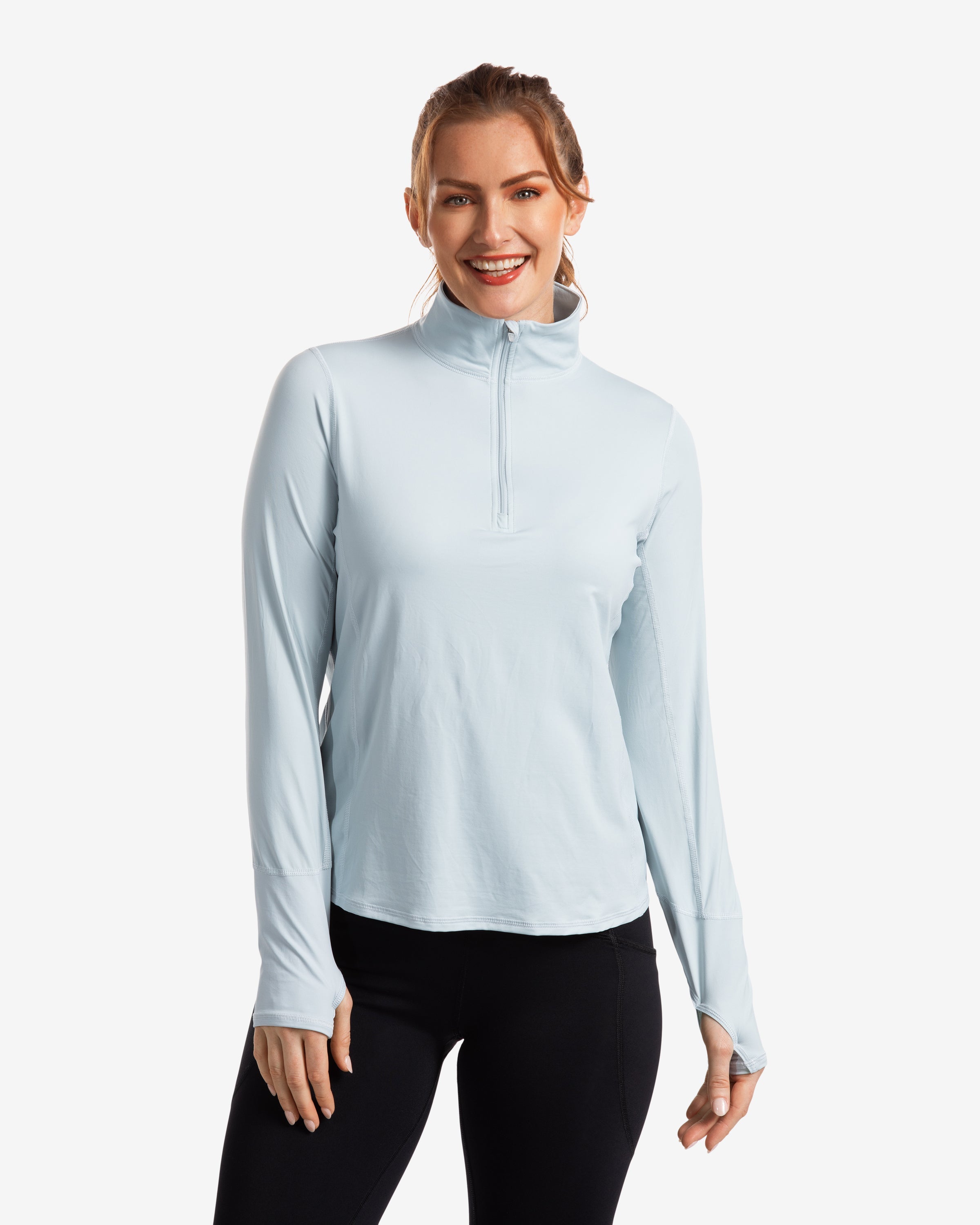 Mock Zip Top Relaxed