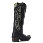 Cody Embroidered Leather Snip Toe Cowboy Boots