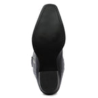 Cody Embroidered Leather Snip Toe Cowboy Boots