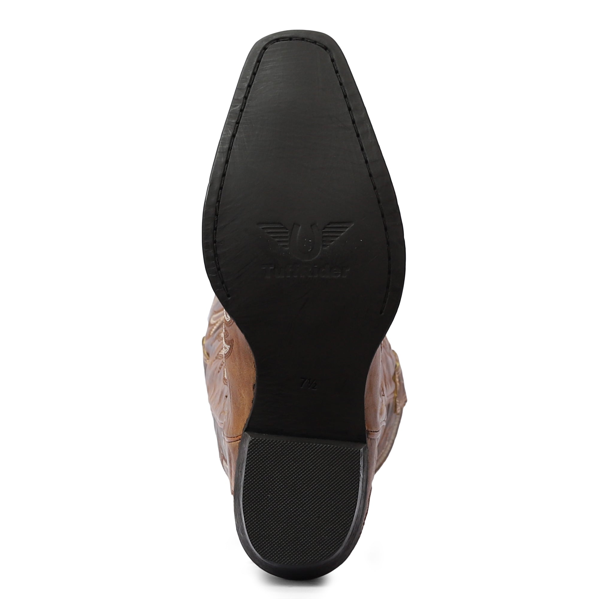 Cody Embroidered Leather Snip Toe Cowboy Boots