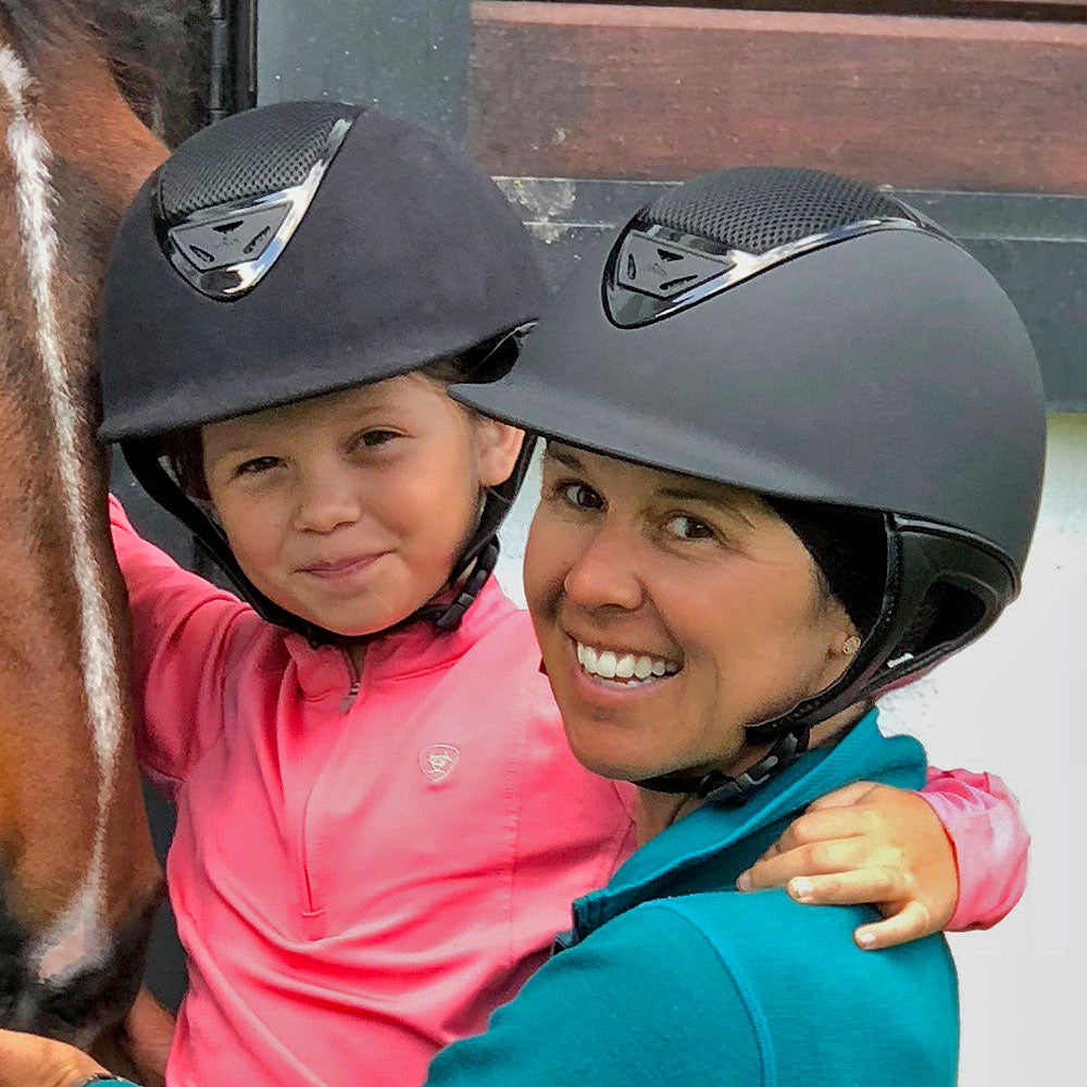 IRH XLT Suede Premium Show Helmet