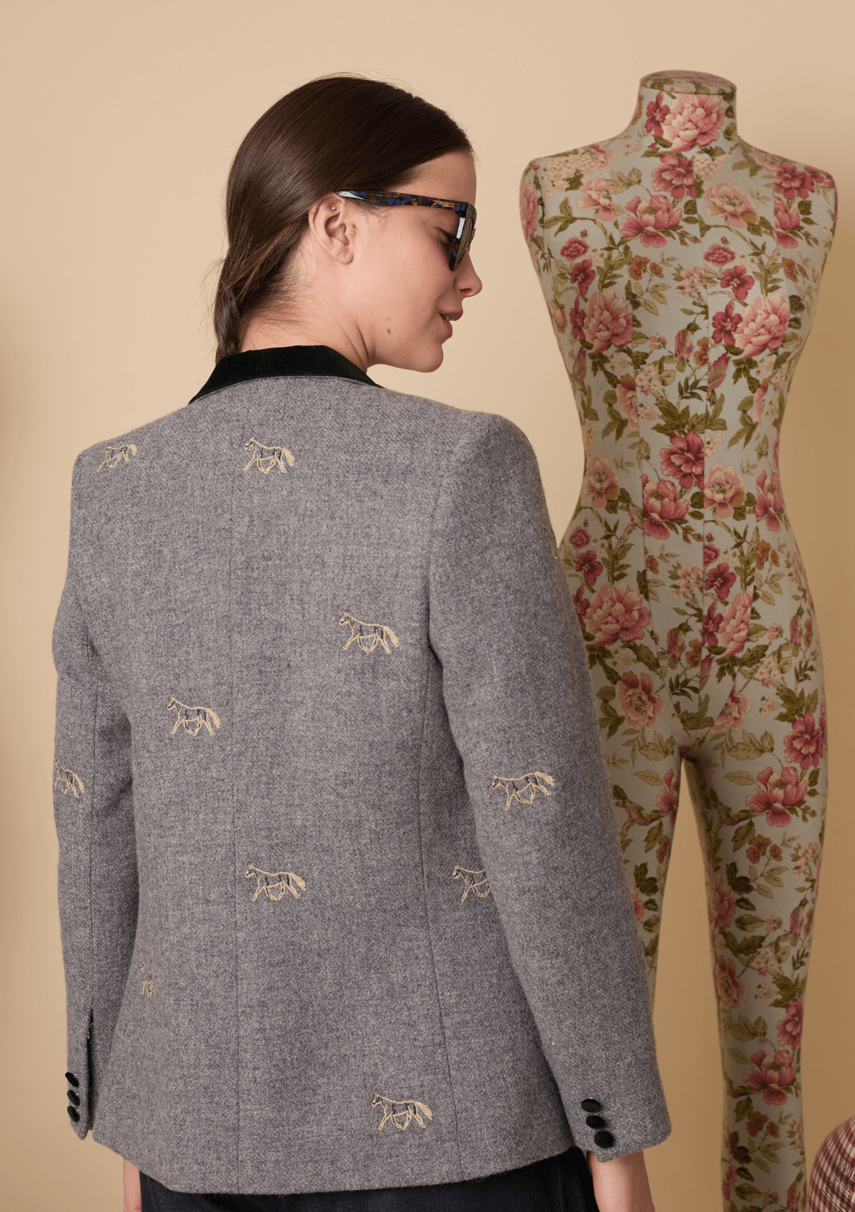 Cavaletti Blazer | Embroidered Italian Wool