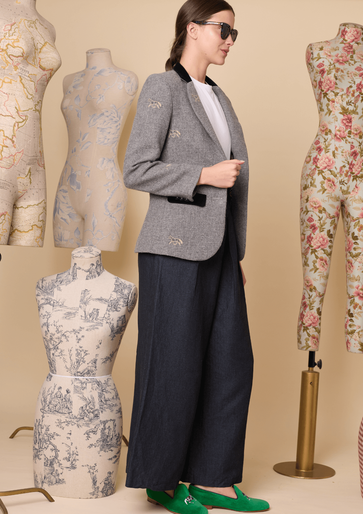 Cavaletti Blazer | Embroidered Italian Wool