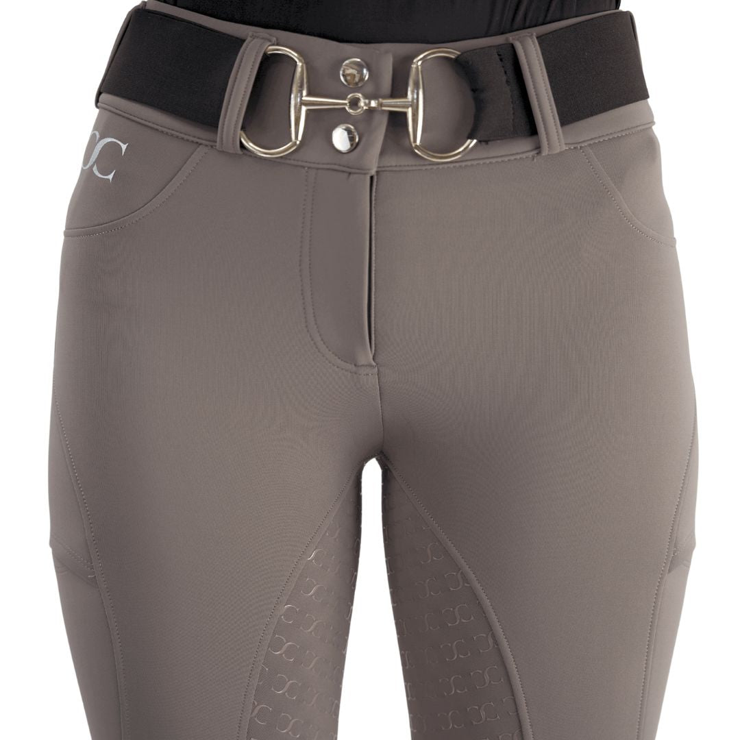 Dove Grey Mid-Weight Winter Full Seat Breeches