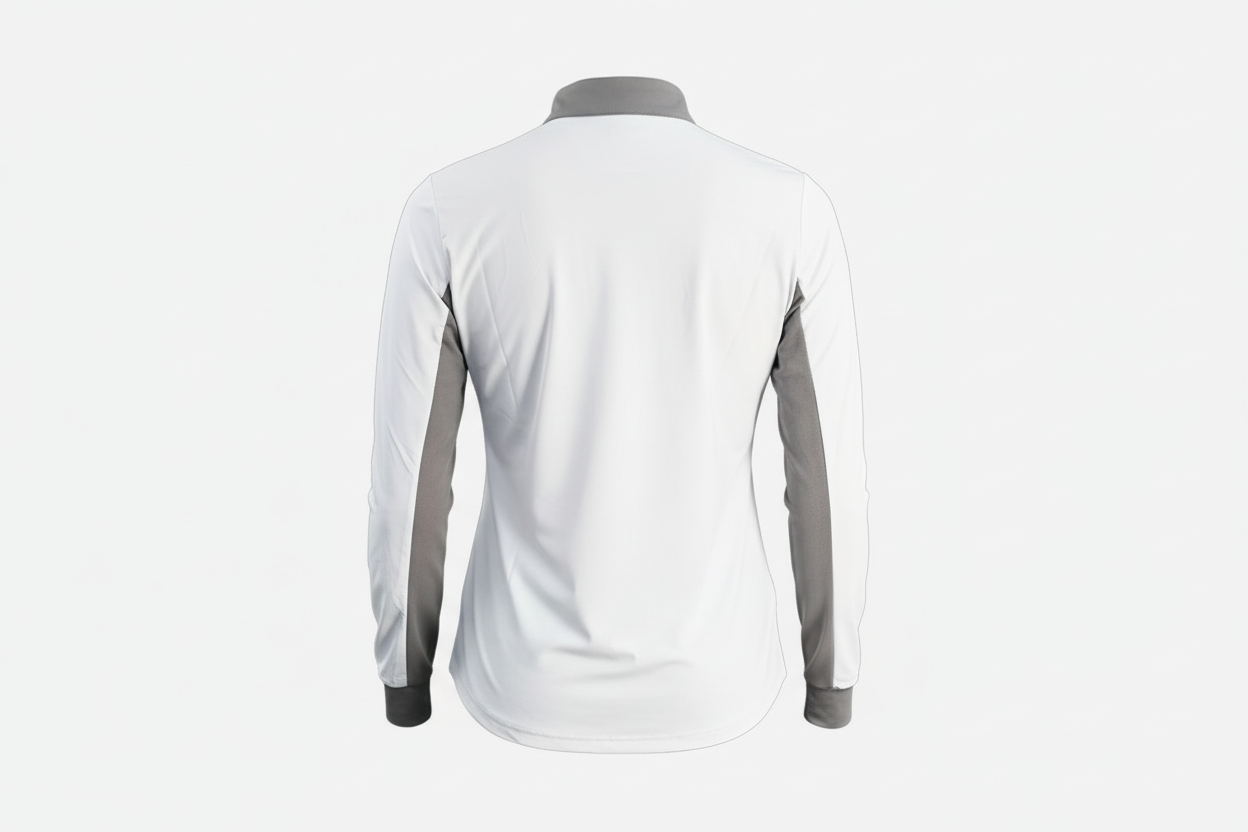 White Sun Shirt with Glitter