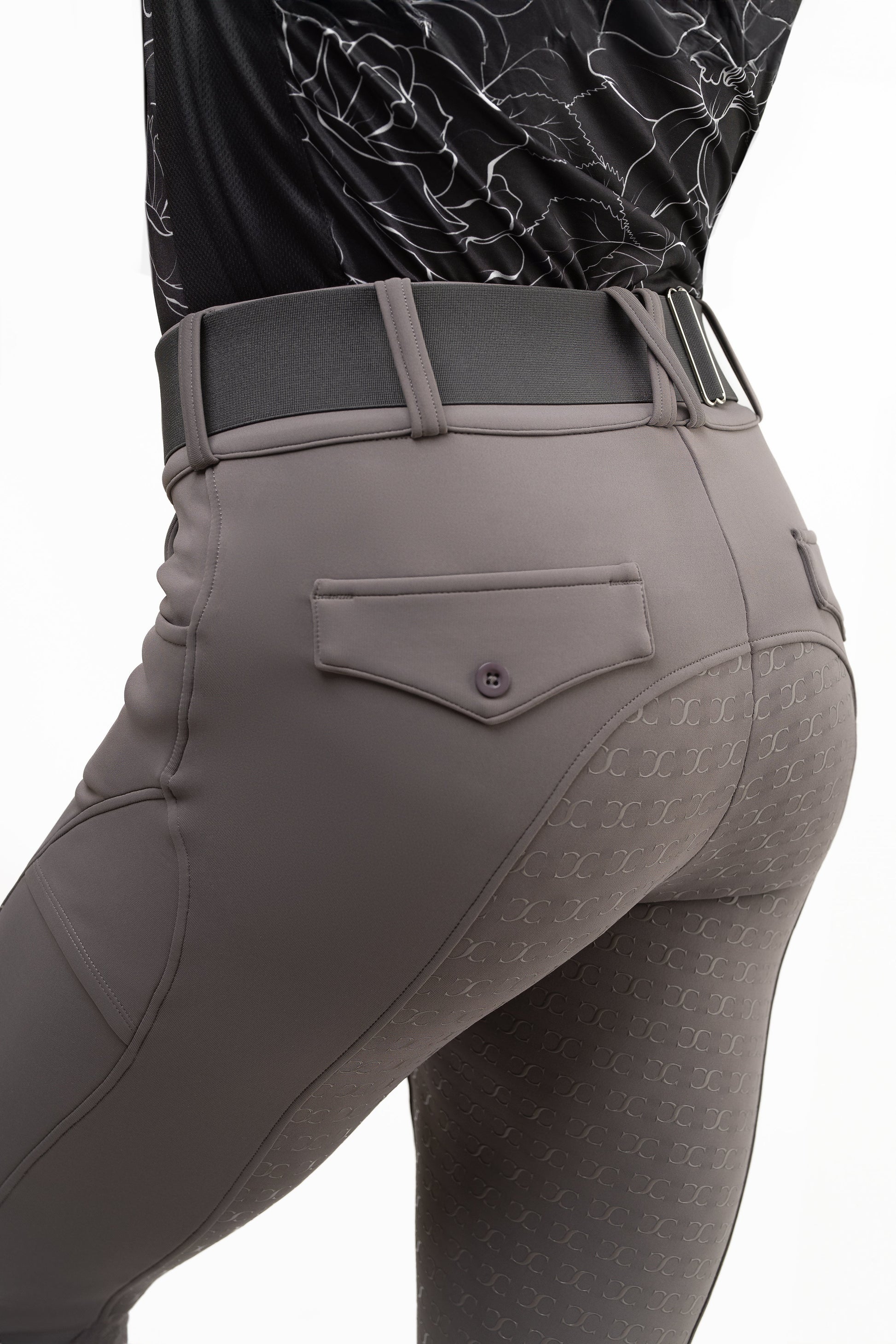 Dove Grey Mid-Weight Winter Full Seat Breeches