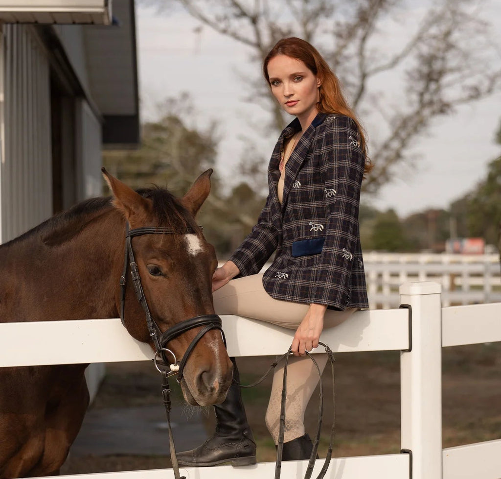Cavaletti Blazer | Embroidered Italian Wool