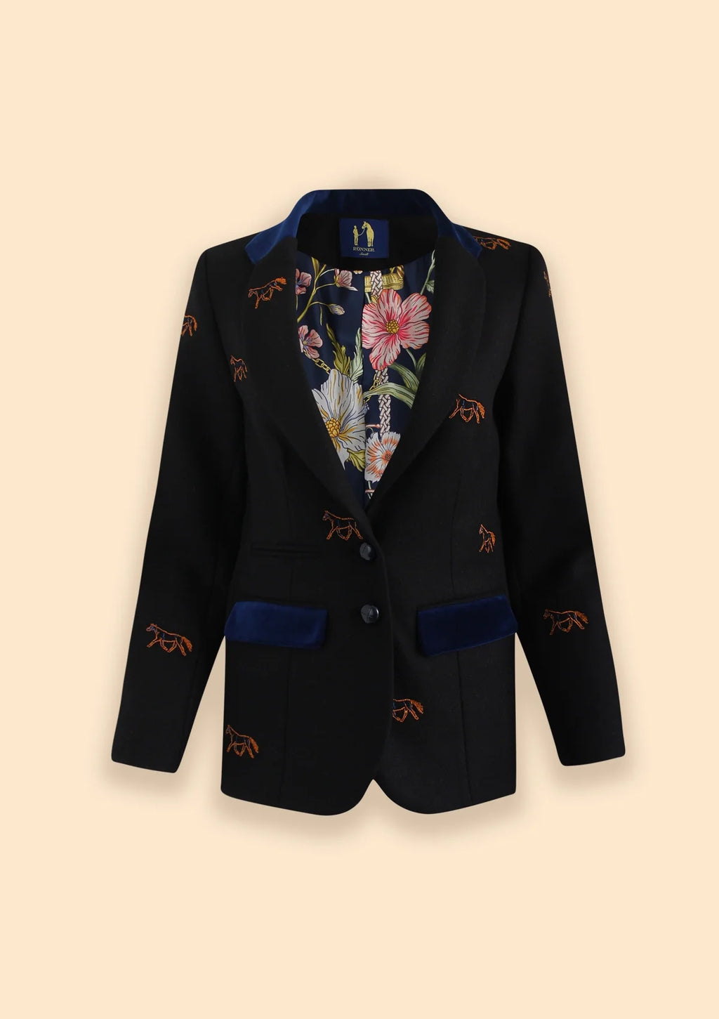 Cavaletti Blazer | Embroidered Italian Wool