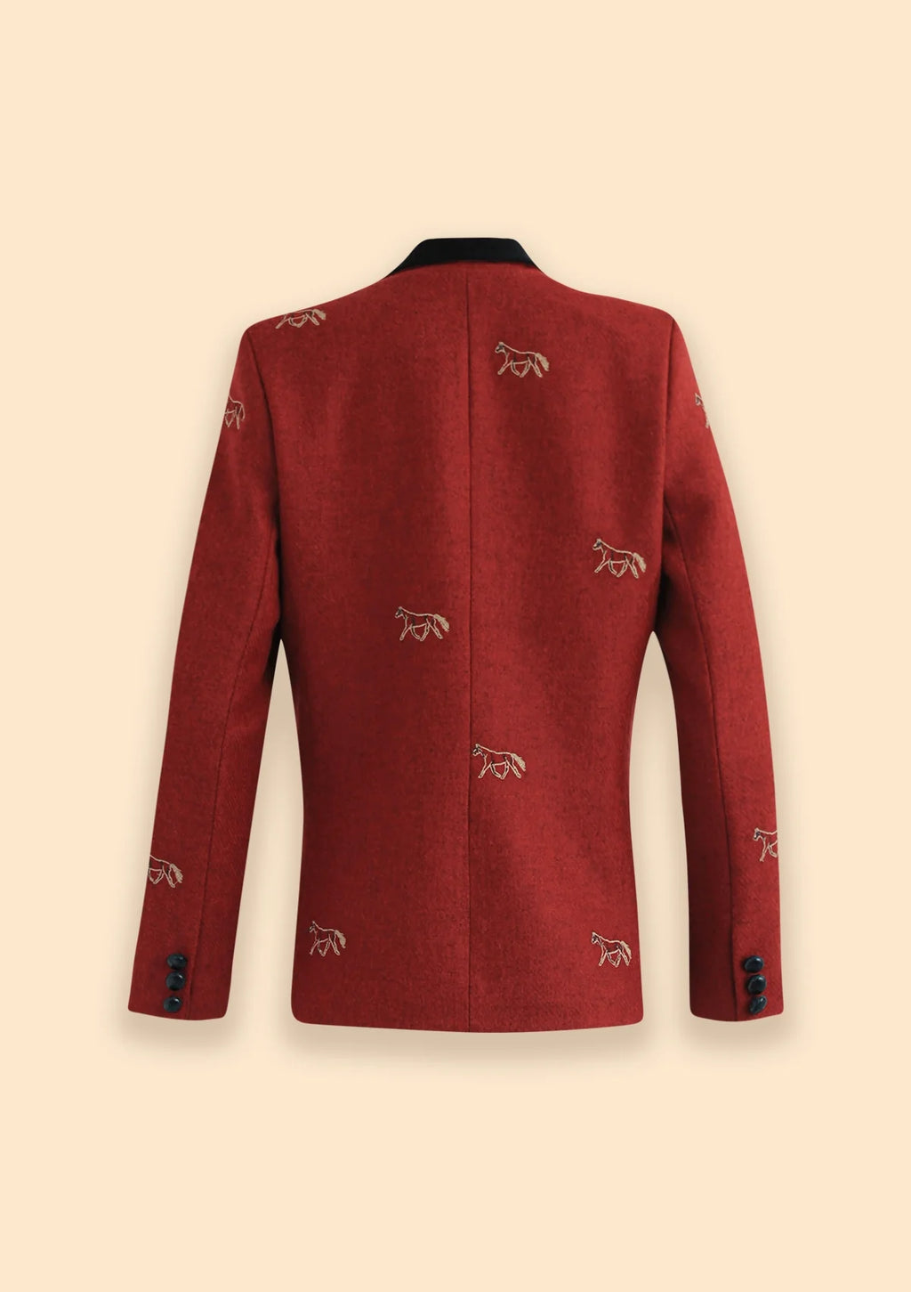 Cavaletti Blazer | Embroidered Italian Wool