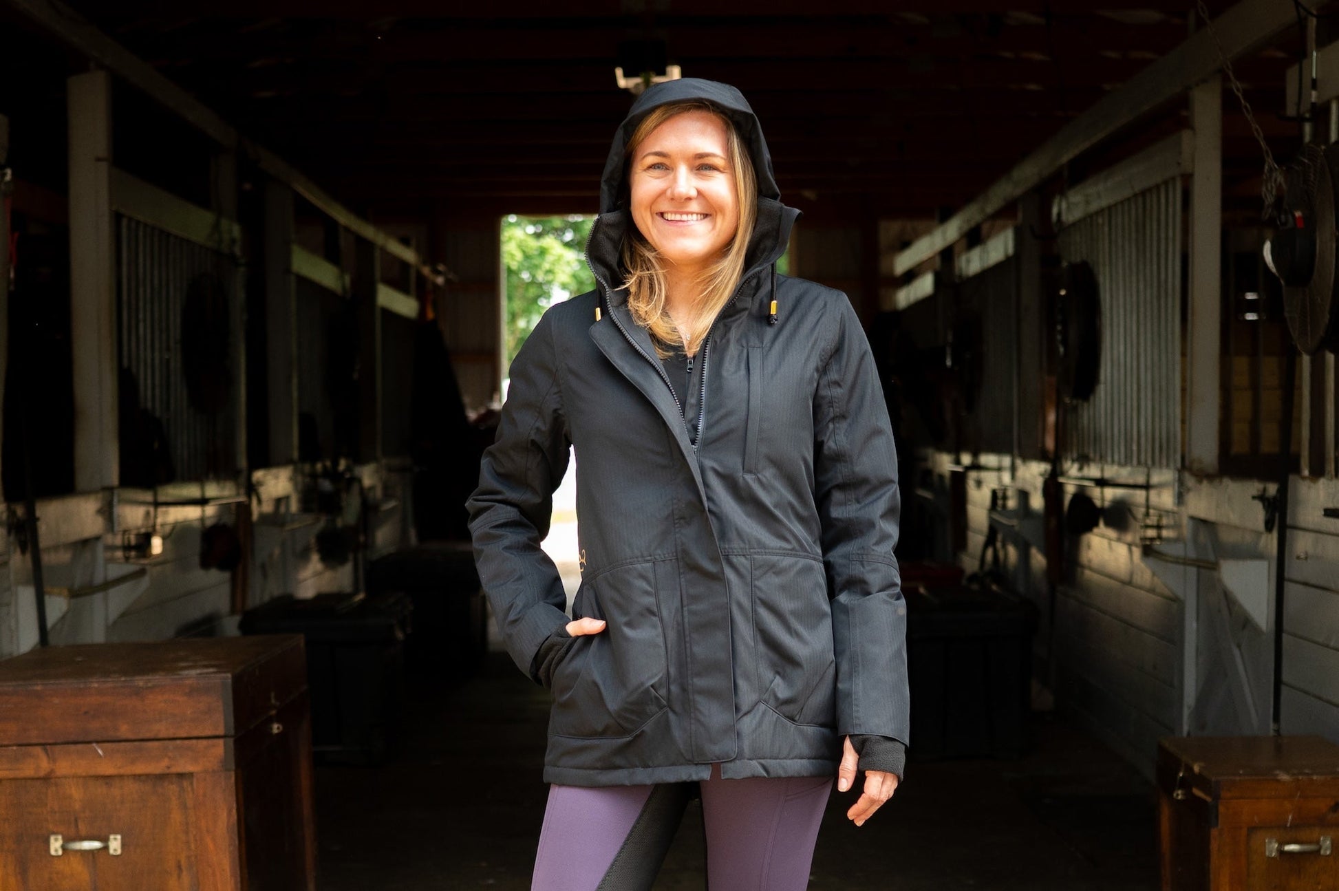 Winter Insulated Riding Jacket 2.0 - Caviar