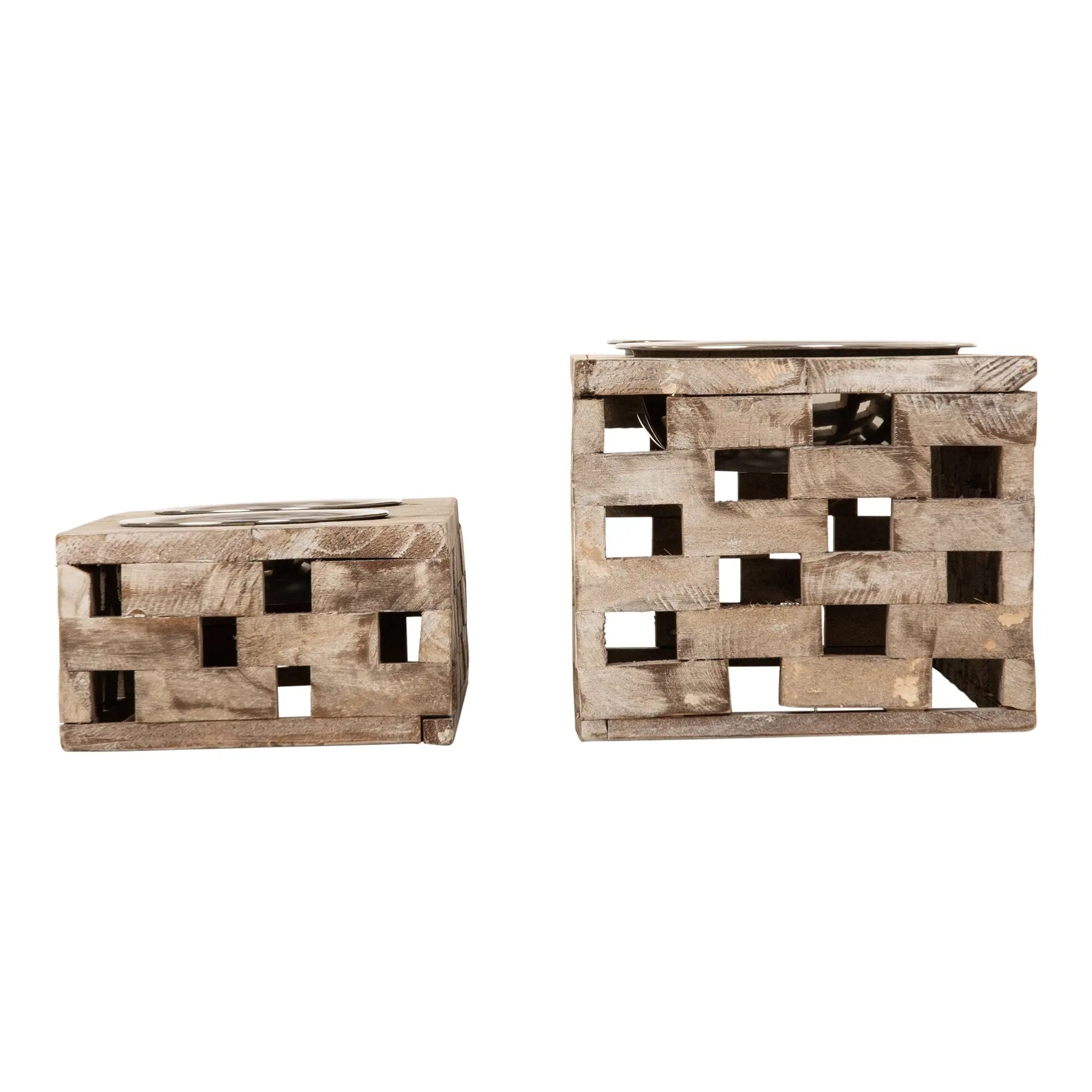 Huntley Pet Elevated Dog and Cat Double Bowl Feeder