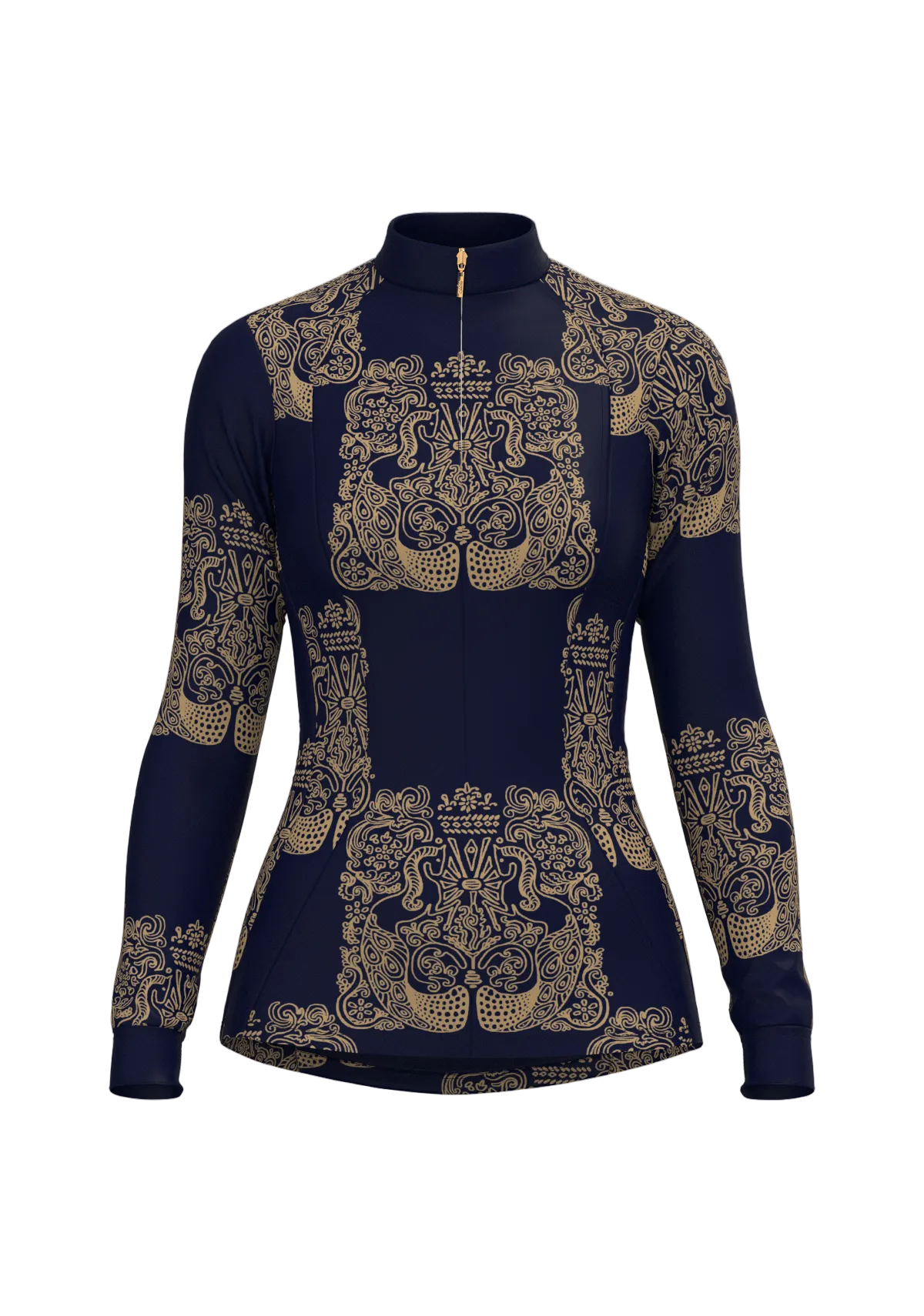 Mermaid Horses Quarter Zip Sun Shirt