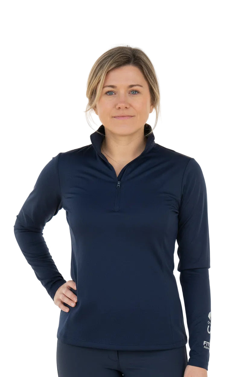 FITS Trio Graphic 1/4 Zip Long Sleeve