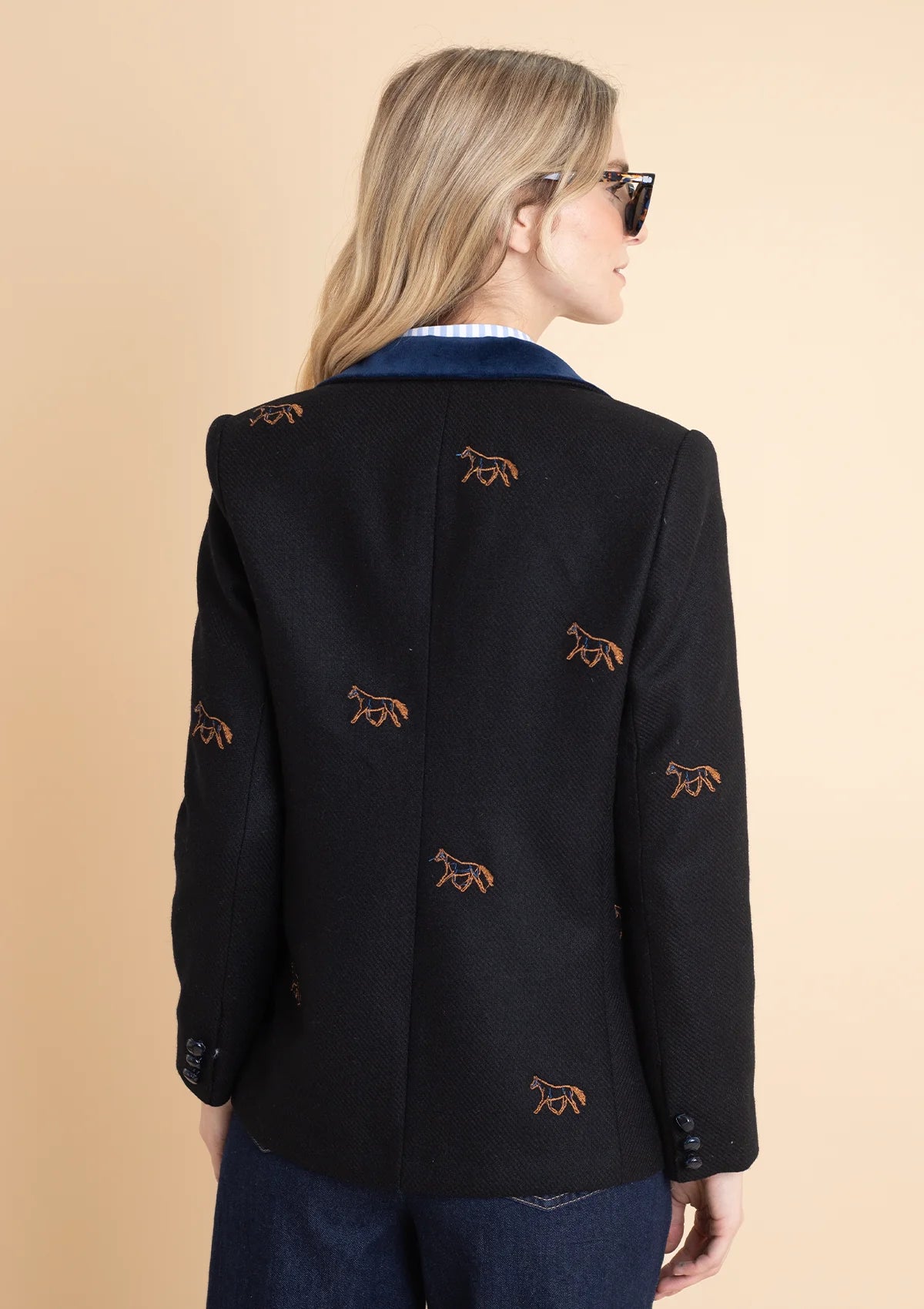 Cavaletti Blazer | Embroidered Italian Wool