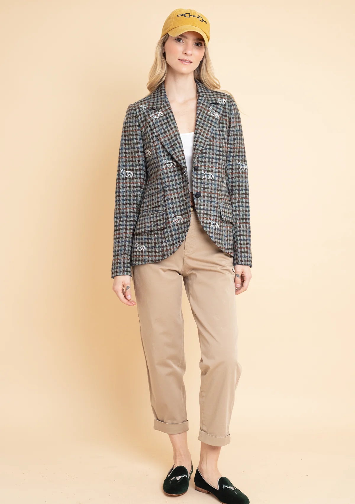 Scarlet Blazer - Embroidered Italian Wool