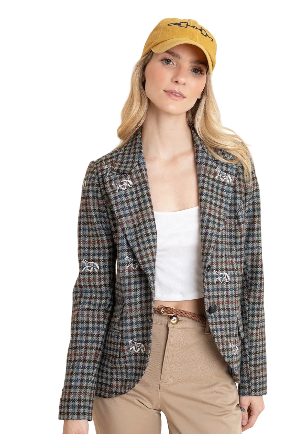 Scarlet Blazer - Embroidered Italian Wool