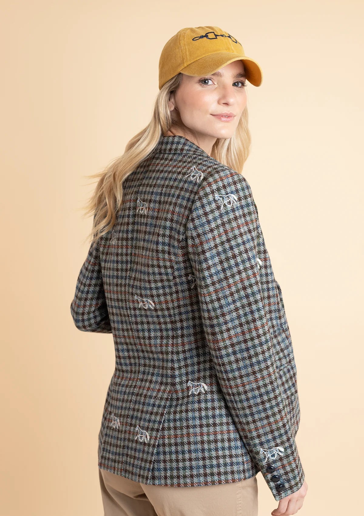 Scarlet Blazer - Embroidered Italian Wool